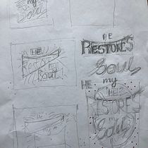 My project for course:  Intro to Hand-Lettering for Inspirational Quotes. T, pograph, Calligraph, Lettering, T, pograph, Design, H, and Lettering project by Janet R - 01.30.2023