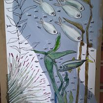 Final project for course: Marine Universe Illustration in Watercolor, Berta Llonch. Un projet de Illustration traditionnelle, Peinture, Aquarelle et Illustration naturaliste de Barbara Manning - 01.02.2023