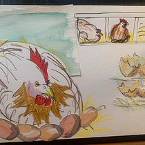 Mon projet du cours : Illustrer la nature : une exploration créative. Traditional illustration, Painting, Drawing, Watercolor Painting, Ink Illustration, and Naturalistic Illustration project by laura22_ - 02.03.2023