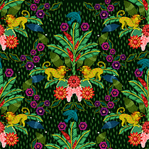My project for course: Illustration for Patterns with Soul. Un progetto di Illustrazione tradizionale, Pattern design, Illustrazione vettoriale, Stampa e Design di katerina aleksandrova - 03.02.2023