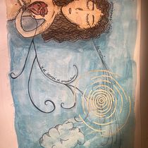 Mi proyecto del curso: Ilustración artística: dibuja tu imaginario. Traditional illustration, Painting, Creativit, Pencil Drawing, and Drawing project by Gloria Orri - 02.03.2023