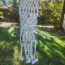 My project for course: Macramé: Basic and Complex Knots. Accessor, Design, Interior Design, Decoration, Fiber Arts, Macramé, and Textile Design project by Luz M Ortiz Rivera - 01.30.2023
