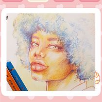 Mon projet du cours : Dessin de portraits expressifs aux crayons de couleur . Desenho, Desenho de retrato, Sketchbook, e Desenho com lápis de cor projeto de Anne-Cécile VITS - 04.02.2023