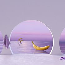 Bananas muy chill. 3D, and Art Direction project by sadti - 02.04.2023