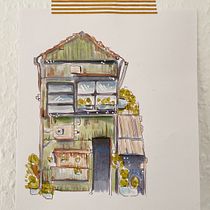 My project for course: Expressive Architectural Sketching with Colored Markers. Sketching, Drawing, Architectural Illustration, Sketchbook & Ink Illustration project by anni_e - 02.04.2023