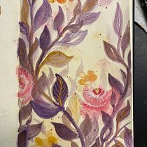 My project for course: Artistic Floral Watercolor: Connect with Nature. Ilustração tradicional, Pintura, Pintura em aquarela e Ilustração botânica projeto de egojulia - 04.02.2023