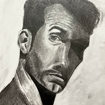My project for course: Artistic Portrait Drawing: Capture Authentic Expressions. Un projet de Illustration traditionnelle, Beaux Arts, Esquisse , Dessin au cra, on, Dessin, Dessin de portrait, Dessin réaliste, Dessin artistique , et Dessin anatomique de ongsintian - 03.02.2023