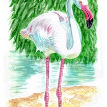 Il mio progetto del corso: Ritratti espressivi di animali ad acquerello. Ilustração tradicional, Pintura em aquarela, Desenho realista e Ilustração naturalista projeto de Valentina - 04.02.2023