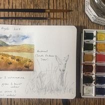 My project for course: Watercolor Travel Journal. Traditional illustration, Watercolor Painting, Architectural Illustration, and Sketchbook project by claire_lp_mack - 02.03.2023