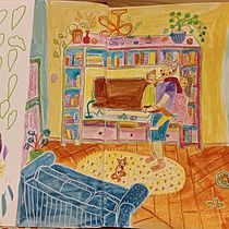 My project for course: Exploratory Sketchbook: Find Your Drawing Style. Un proyecto de Ilustración tradicional, Bocetado, Creatividad, Dibujo, Pintura a la acuarela, Sketchbook y Pintura gouache de szofisztik - 04.02.2023