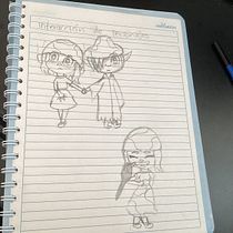 Mi proyecto del curso: Diario de dibujo: crea personajes fantásticos. Character Design, Sketching, Pencil Drawing, Drawing, and Sketchbook project by camila.ramos.c21 - 02.04.2023