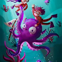 kiti lópez - Mi proyecto del curso: Ilustración digital con volumen y textura. Ilustração tradicional, Ilustração digital, Desenho digital, e Pintura digital projeto de Kiti López - 04.02.2023