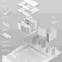 Mi proyecto del curso: Modelado de edificios paramétricos con Revit. Un proyecto de 3D, Arquitectura, Arquitectura interior, Modelado 3D, Arquitectura digital y Visualización arquitectónica de jihann99 - 04.02.2023