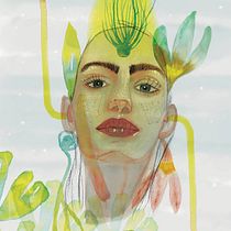 Mi proyecto del curso: Retrato ilustrado en acuarela. Un projet de Illustration traditionnelle, Beaux Arts, Peinture, Dessin, Aquarelle, Dessin de portrait , et Dessin artistique de catactg - 05.02.2023