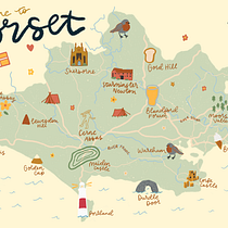 My project for course: Illustrated Map Creation: Reflecting a City's Essence. Traditional illustration, Infographics, Drawing, Digital Illustration, and Digital Painting project by Emily - 02.05.2023