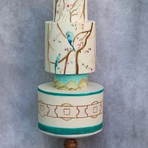 My project for course:  Cake Painting Techniques for Creating Edible Art. Een project van  Ontwerp, Schilderij y DIY van theresabjohnson - 04.02.2023