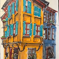 My project for course: Expressive Architectural Sketching with Colored Markers. Sketching, Drawing, Architectural Illustration, Sketchbook & Ink Illustration project by Erika Schwab - 02.24.2023