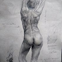 Meu projeto do curso: Desenho do corpo humano em movimento. Un proyecto de Bellas Artes, Bocetado, Dibujo a lápiz, Dibujo y Dibujo realista de levioliveira2703 - 04.02.2023