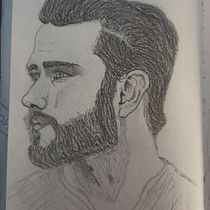 My project for course: Portrait Sketchbooking: Explore the Human Face. Projekt z dziedziny Sketching,  R, sunek, Portret,  R, sunek art, st, czn i Sketchbook użytkownika andrea_ramani87 - 05.02.2023