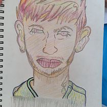 Mi proyecto del curso: Dibujo de retratos llamativos con lápices de colores. Desenho, Desenho de retrato, Desenho com lápis de cor, Desenho artístico, e Fotografia de retrato projeto de Sebastián André Romero Garrido - 05.02.2023