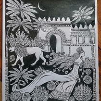 My project for course: Fairy-Tale Illustration with Pen and Ink. Projekt z dziedziny  R, sunek,  R, sunek art, st, czn,  R i sunek atramentem użytkownika coullmiran - 04.02.2023