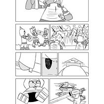 Mi proyecto del curso: Manga "Hamster samurai". Traditional illustration, Comic, Drawing, Digital Illustration, Digital Drawing, Narrative, and Manga project by Luis Montecino - 02.05.2023
