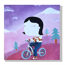 My project for course: Pop Culture Oil Painting with a Surreal Twist. "I don't wanna grow up".. Un progetto di Character design, Pittura, Disegno e Pittura ad olio di Alice d'Apolito - 24.01.2023