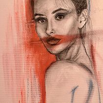 My project for course: Mixed Media Portraiture: Capturing Expressions and Emotions Ein Projekt aus dem Bereich Bildende Künste, Bleistiftzeichnung, Zeichnung, Porträtzeichnung, Realistische Zeichnung und Artistische Zeichnung von Murielle - 27.01.2023