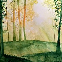 My project for course: Dreamy Watercolor Landscapes: Paint with Light. Un projet de Peinture , et Aquarelle de amygennarobarrett - 05.02.2023