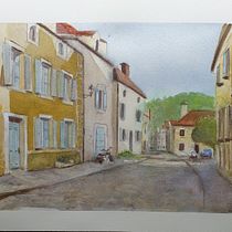 My project for course: Watercolor Fundamentals: Light and Color. Painting, Watercolor Painting, and Architectural Illustration project by lynnek - 02.12.2023