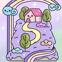 My project for course: Designing Kawaii Worlds: Spread Joy Through Illustration. Character Design, Digital Illustration, and Manga project by lorraine_ndl - 02.02.2023