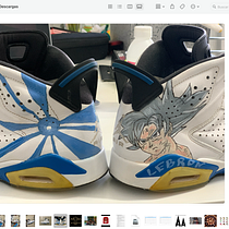 Mi proyecto del curso: Restauración y personalización de sneakers (por el formato de imagen a las fotos les hice una captura y las subí de esta forma). Un progetto di Design di accessori, Fashion design, Pittura acrilica, DIY, Upc e cling di Diego Fernandez - 06.02.2023