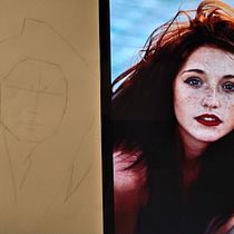 Il mio progetto del corso: Ritratto realistico al carboncino. Ilustração tradicional, Artes plásticas, Desenho, Desenho de retrato, e Desenho realista projeto de Fabio Rho - 06.02.2023