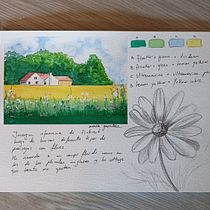 Mi proyecto del curso: Cuaderno de viaje en acuarela. Traditional illustration, Watercolor Painting, Architectural Illustration, and Sketchbook project by María Garretón - 02.05.2023