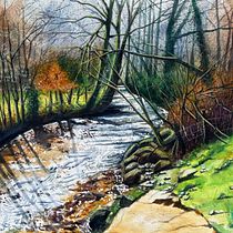 My project for course: Painting Realistic Watercolor Landscapes Ein Projekt aus dem Bereich Bildende Künste, Malerei, Skizzenentwurf, Aquarellmalerei und Naturalistische Illustration von Martyn Aubert - 06.02.2023