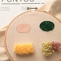 Mi proyecto del curso: Introducción al bordado con aguja mágica. Embroider, Punch Needle, and Textile Design project by Camila Riveros - 02.06.2023