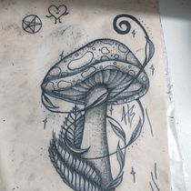 Meu projeto do curso: Introdução à tatuagem. Ilustração tradicional, Desenho de tatuagens e Ilustração botânica projeto de stefenon2006 - 06.02.2023