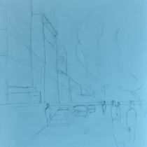 Mi proyecto del curso: Paisajes urbanos en acuarela. Een project van  Beeldende kunst, Aquarelschilderen y  Architecturale illustratie van MVictoria Landa Fernandez - 06.02.2023