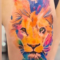 My project for course: Watercolor-Style Tattoo Techniques: Creating Art on Skin. Un projet de Illustration traditionnelle, Peinture, Aquarelle , et Conception de tatouage de Sam Oden - 02.02.2023