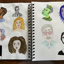 Mon projet du cours : Techniques d’illustration pour débloquer votre créativité. Projekt z dziedziny Trad, c, jna ilustracja,  Malarstwo, Kreat, wność i Sketchbook użytkownika val81 - 06.02.2023