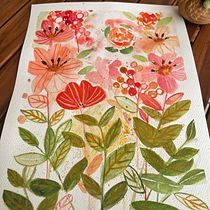 My project for course: Artistic Floral Watercolor: Connect with Nature. Ilustração tradicional, Pintura, Pintura em aquarela e Ilustração botânica projeto de Emilyn Amachi Faine - 24.01.2023