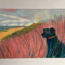 Mon projet du cours : Dessin de paysage aux pastels : jouez avec la lumière. Traditional illustration, Fine Arts, Pencil Drawing, Drawing, and Artistic Drawing project by Fabienne Vanderputten - 02.07.2023