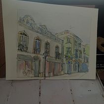 Mi proyecto del curso: Dibujo arquitectónico con acuarela y tinta. Sketching, Drawing, Watercolor Painting, Architectural Illustration, Sketchbook & Ink Illustration project by Susana Pérez Fornell - 02.07.2023