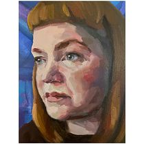 My project for course: Portrait Painting with Oil: Explore Light and Shade. Fine Arts, Painting, and Oil Painting project by Kimberley Bright - 02.04.2023