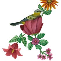 Mi proyecto del curso: Acuarela realista para composiciones botánicas : El descanso del pajaro.. Un projet de Peinture, Dessin, Aquarelle, Illustration botanique et Illustration traditionnelle de Rocio martinez - 07.02.2023