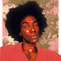 My project for course: Portrait Illustration Techniques with Illustrator and Photoshop. Traditional illustration, and Digital Illustration project by Alice Souza - 02.07.2023