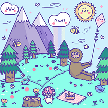 My project for course: Designing Kawaii Worlds: Spread Joy Through Illustration. Character Design, Digital Illustration, and Manga project by Lisa - 02.04.2023