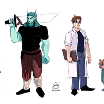 Mon projet du cours : Introduction au character design pour animation et jeux vidéo Ein Projekt aus dem Bereich Traditionelle Illustration, Animation, Design von Figuren, Videospiele und Design für Videospiele von Sarah Gardner - 07.02.2023