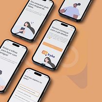 Byke. Projekt z dziedziny UX / UI, Projektowanie aplikacji mobiln, ch, Projektowanie aplikacji, Projektowanie produktu c i frowego użytkownika mattheusbrasil497 - 06.02.2023