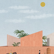 Representación gráfica de proyectos arquitectónicos. Un projet de Architecture, Design graphique, Architecture d'intérieur, Design d'intérieur, Pa, sagisme, Collage, Architecture numérique et Illustration architecturale de Laura Garcia - 04.02.2023